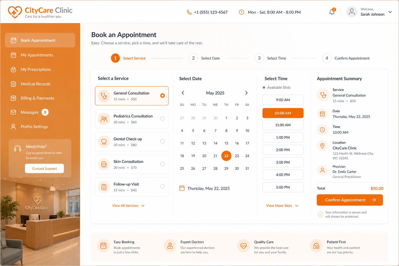 Booking & Appointments System preview